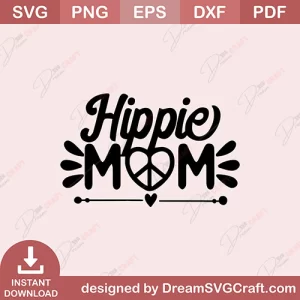 Hippie Mom SVG
