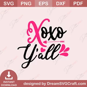 Xoxo Yall SVG