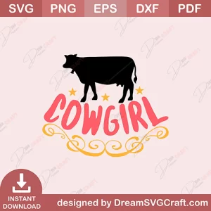 Cowgirl SVG