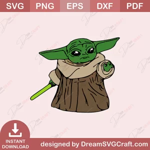 Baby Yoda SVG