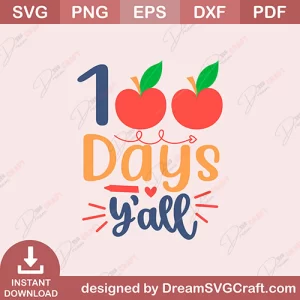100 Days You All SVG