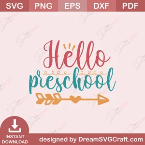 Hello Pre School SVG