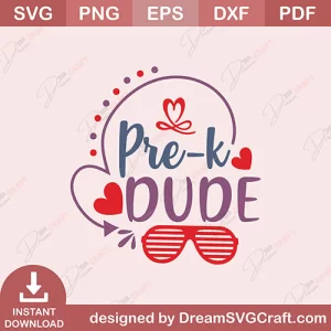 Pre K Dude SVG