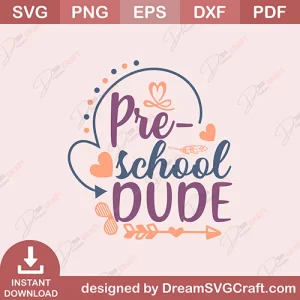 Pre K Dude SVG