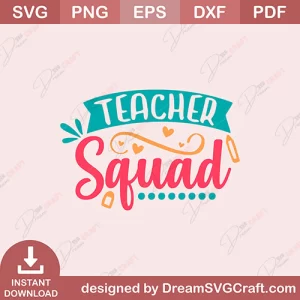 Teacher Squad SVG