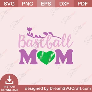 Baseball Mom SVG
