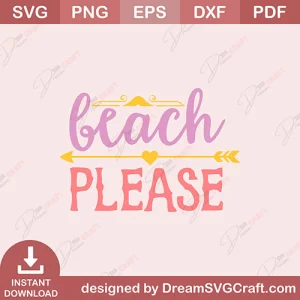 Beach Please SVG