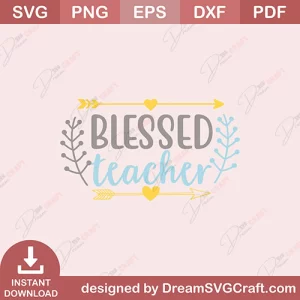 Blessed Teacher SVG