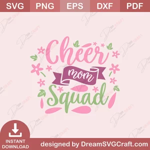 Cheer Mom Squad SVG