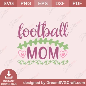 FootBall Mom SVG