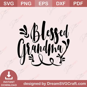 Blessed Grandma SVG