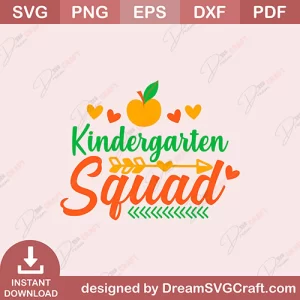 Kinder Garten Squad SVG