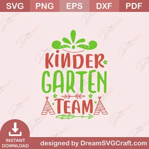 Kinder Garten Team SVG