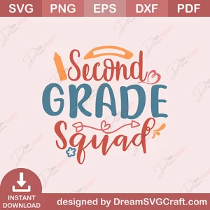 Second grade Squad SVG