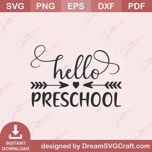 Hello Preschool SVG