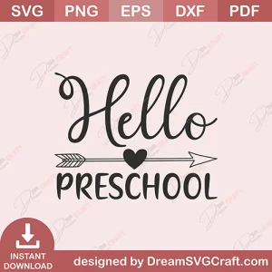 Hello Preschool SVG