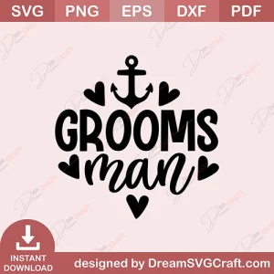 Groom Man SVG