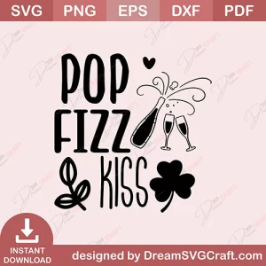 Pop Fizz Kiss SVG