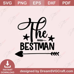 The Best Man SVG