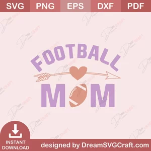 Football Mom SVG