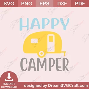 Happy Camper SVG