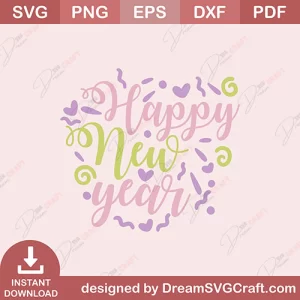 Happy New Year SVG