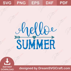 Hello Summer SVG
