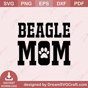 Beagle Mom SVG
