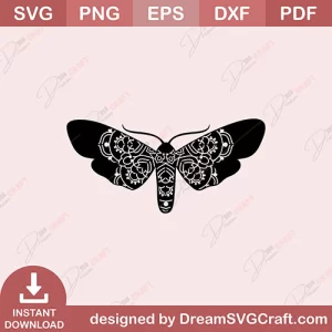 Butterfly Mandala SVG