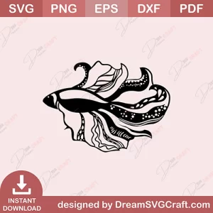 Fish Mandala SVG