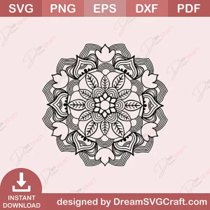 Papercut Mandala SVG