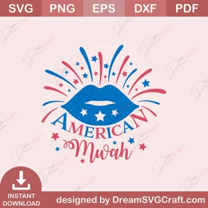 American Mwah SVG
