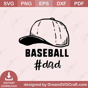 Baseball Dad SVG