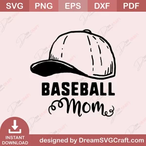 Baseball Mom SVG