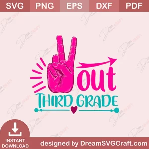 Out Third Grade SVG