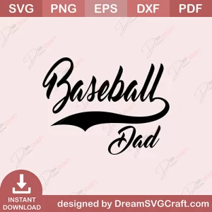 BaseBall Dad SVG