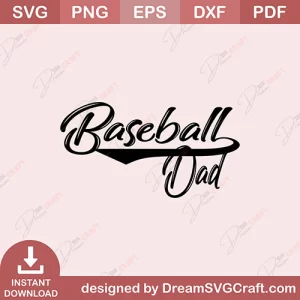 BaseBall Dad SVG