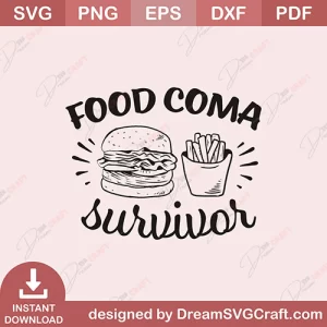 Food Coma Survivor SVG