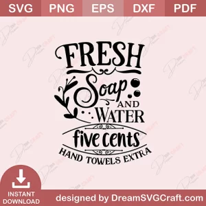 Fresh Soap And Water SVG