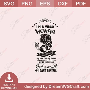 I Am A Virgo Woman SVG