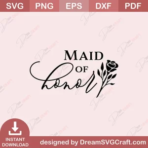 Maid Of Honor SVG