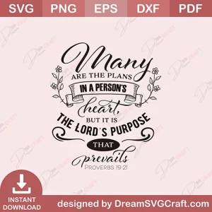 Many Are The Plans SVG