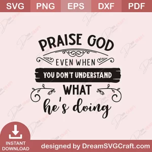 Praise God SVG
