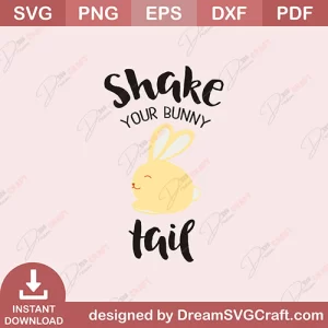 Shake You Bunny Tail SVG