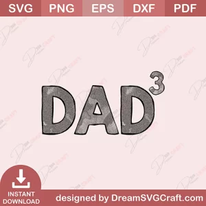 Dad 3 SVG