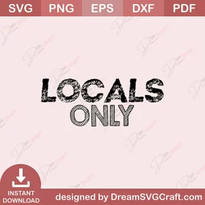 Locals Only SVG