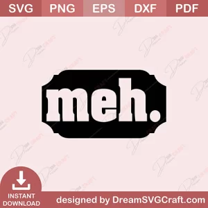 Meh SVG