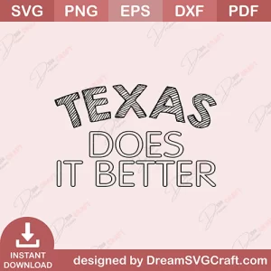 Texas Does It Better SVG