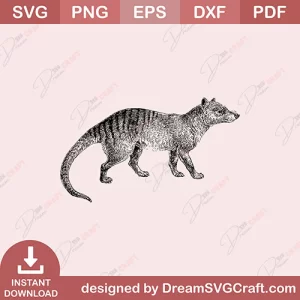 Tasmanian Wolf SVG
