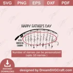 Heartfelt 'We Are Hooked On Grandpa' SVG – Instant Download